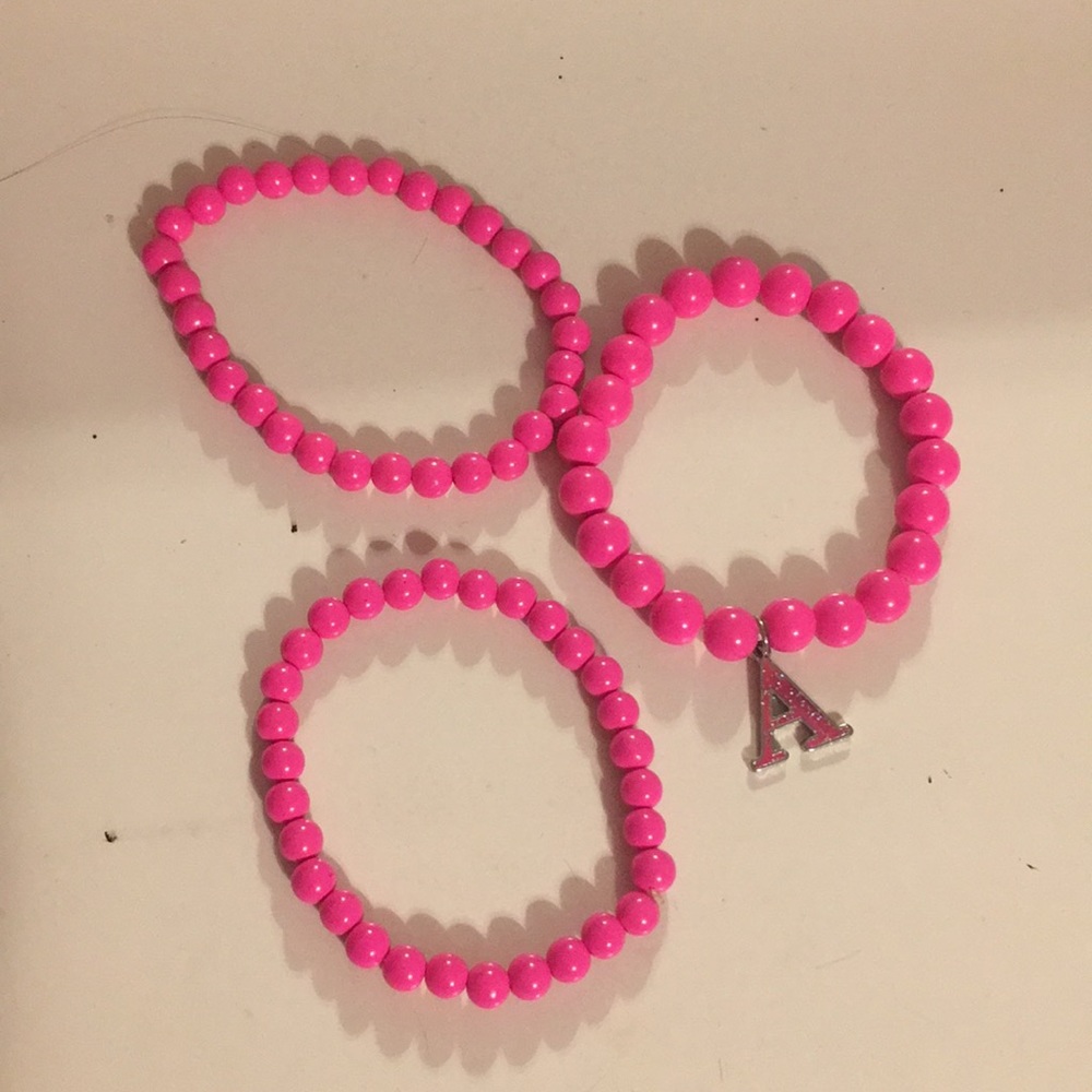 Pink Bead Bracelets